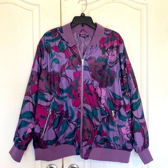 Roaman’s women’s floral jacket size 1X - Picture 1 of 7